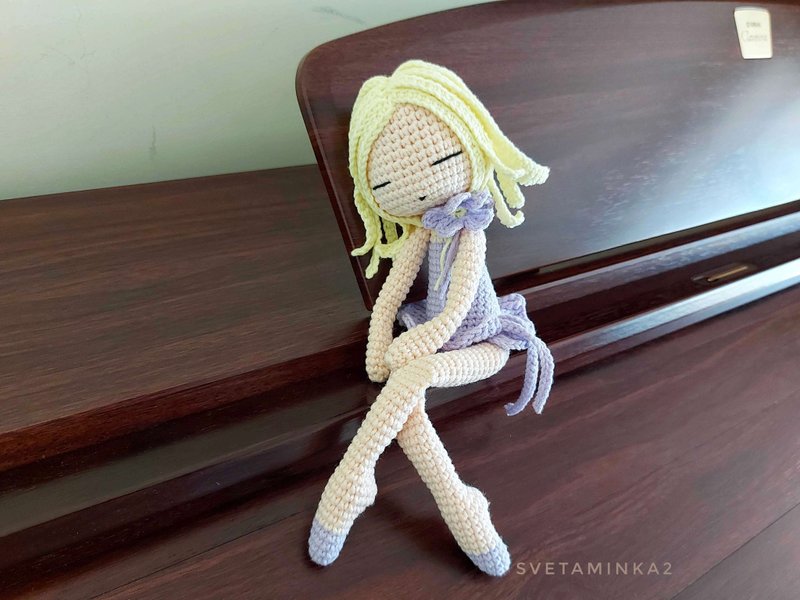 Crochet Doll Pattern Amigurumi Toy Tutorial - 手工藝教學/工具書 - 其他材質 