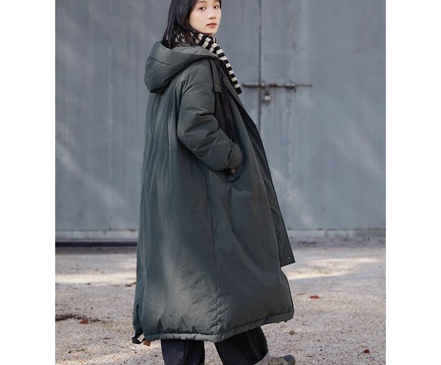 グレー フード付き ダウンジャケット グレー フード付き ダウンジャケット