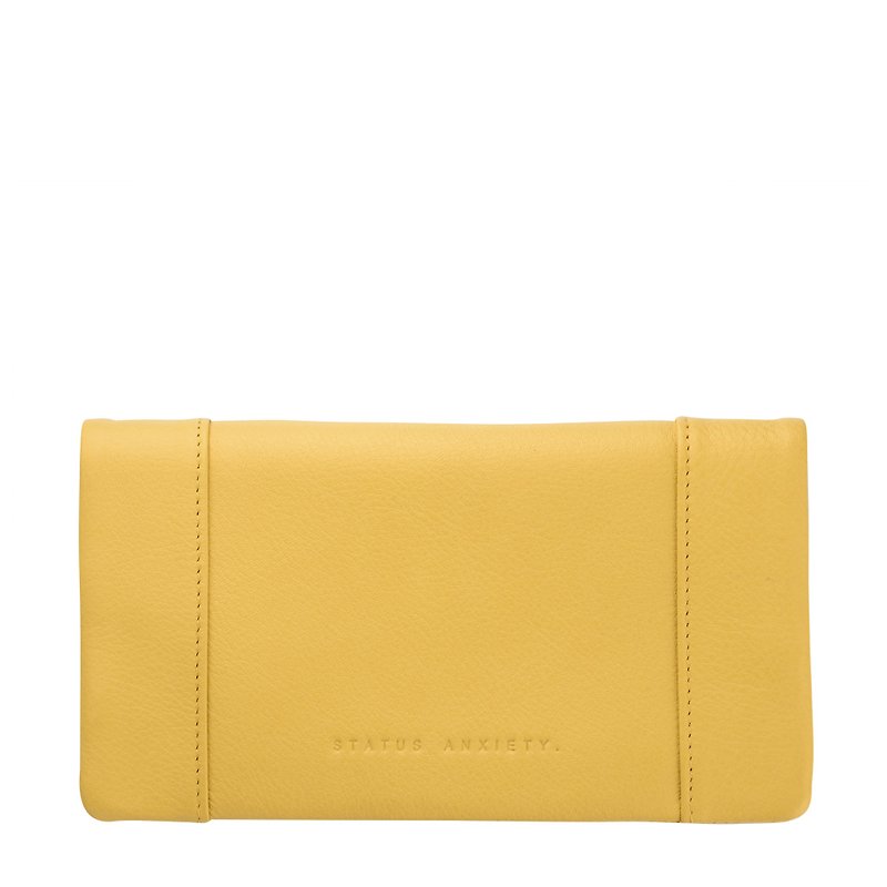SOME TYPE OF LOVE Long Clip _Yellow / Yellow - Clutch Bags - Genuine Leather Yellow