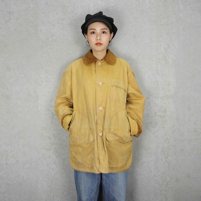 Tsubasa.Y vintage house with a vintage hunting coat 003, hunting jacket - เสื้อโค้ทผู้ชาย - วัสดุอื่นๆ 