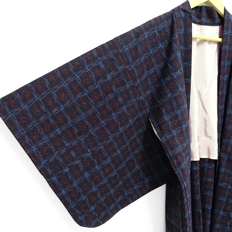 │Slowly│Japanese antique-light kimono very flat coat J17│ 古 着 .vintage.Made in Japan - เสื้อแจ็คเก็ต - เส้นใยสังเคราะห์ หลากหลายสี