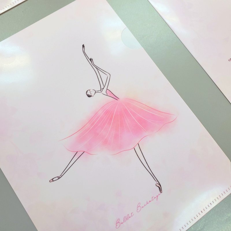 Ballerina A5 folder - Folders & Binders - Plastic Pink