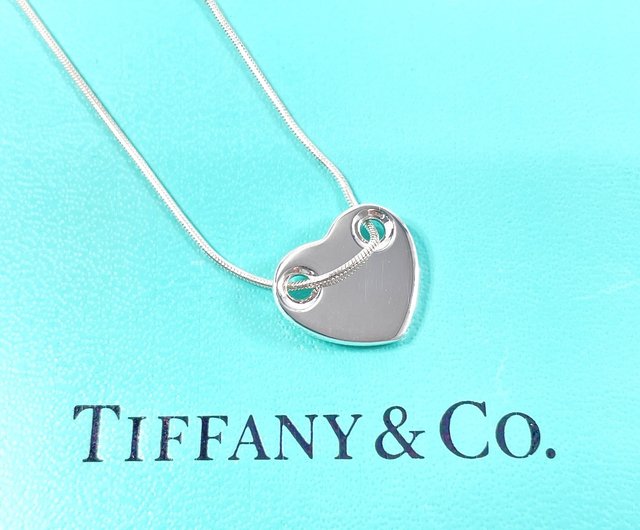 ティファニー　TIFFANY&Co. シルバー　925 ネックレス　ハート 日本直送 中古美品】ティファニー TIFFANY&Co. ネックレス