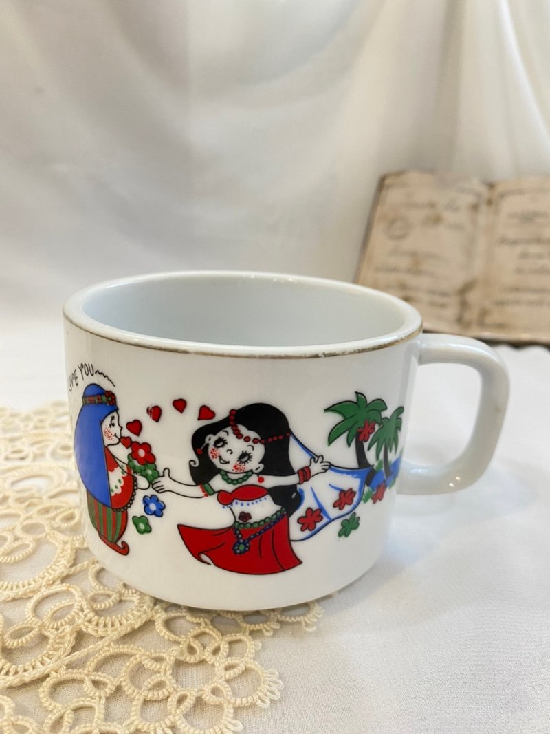 【好日戀物】台灣之光大同埃及藝術文化陶瓷茶杯 - 茶壺/茶杯/茶具 - 瓷 白色
