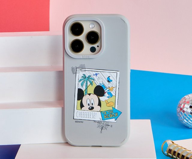Mickey & Friends Case Donald iPhone ケース MagSafe 名入れ可 ディズニー クラシック ミッキーとドナルドダック パット