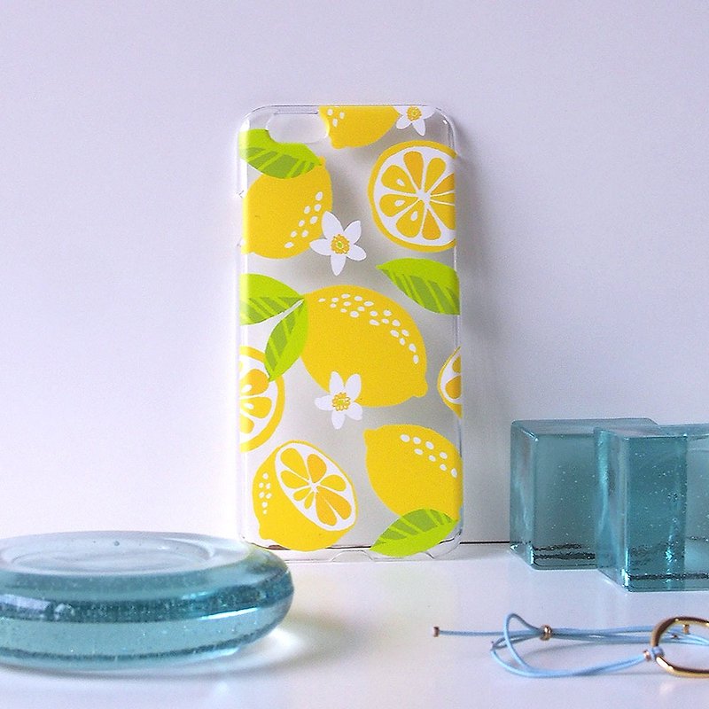 Clear android phone case - Lemon - - เคส/ซองมือถือ - พลาสติก สีใส