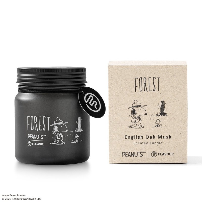 【FLAVOUR】FOREST | 香氛蠟燭 | 橡木麝香調 - 香氛/精油/擴香 - 濃縮/萃取物 黑色