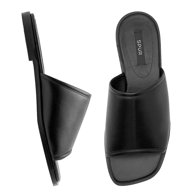Pre-Order SPUR Creem_Sandals RS8043 BLACK - Sandals - Other Materials 