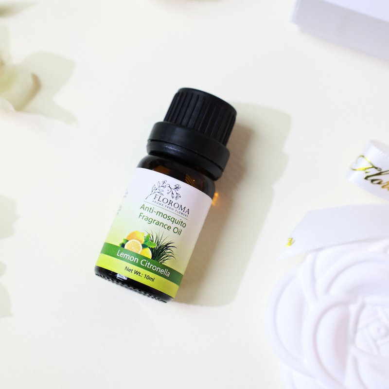 檸檬香茅 Lemon Citronella Fragrance Oil + 立體擴香石 - 香氛/精油/擴香 - 其他材質 白色