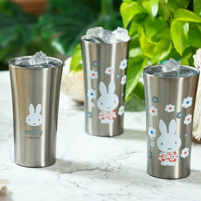 【miffyXskater】雙層真空保溫杯 400ml - 保溫瓶/保溫杯 - 其他金屬 
