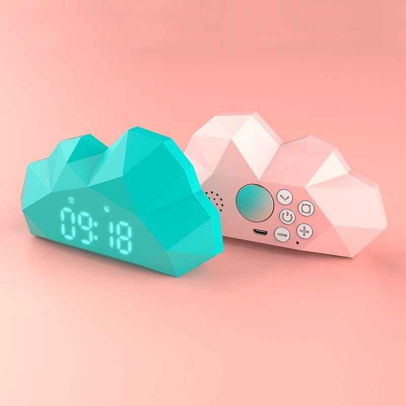 [Style Alarm Clock] Cloudy Clock | French MOB Mini Cloudy Clock - Clocks - Other Materials 