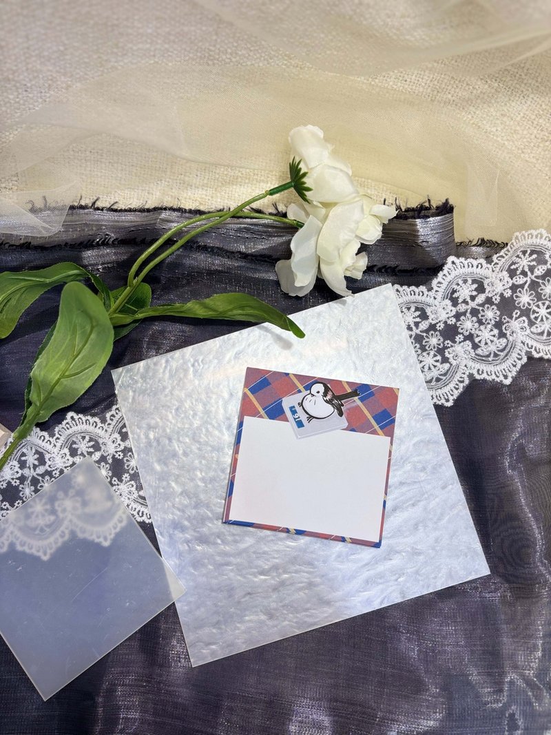 手工製作9x9cm便條紙(30張一本) - 便條紙/便利貼 - 紙 多色