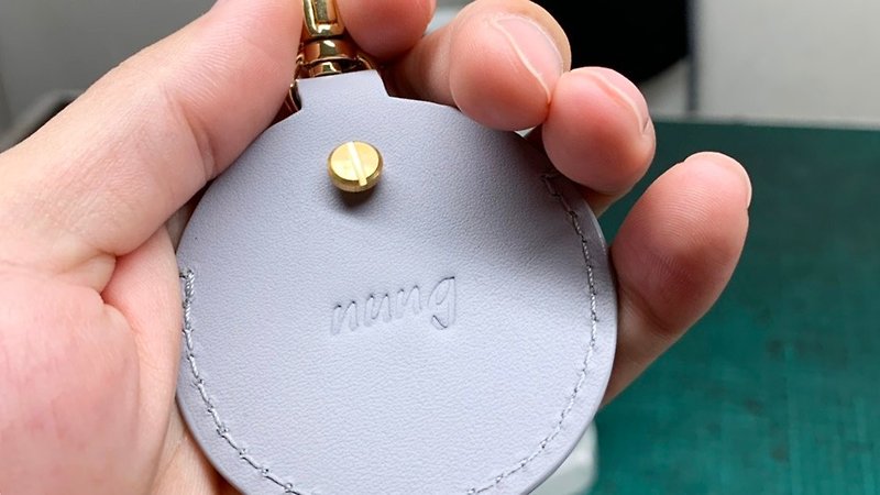 現貨 免運 gogoro鑰匙皮套 含烙印客製化 - 鑰匙圈/鑰匙包 - 真皮 
