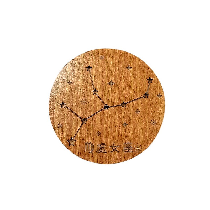 【先生の日ギフト】木彫りオルゴール～12星座（乙女座） - インディーズ音楽 - 木製 オレンジ