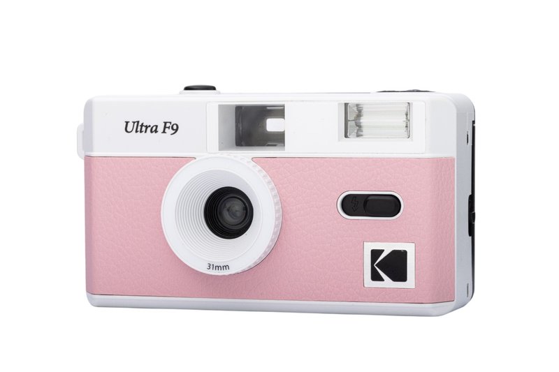 [Kodak Film Camera] Ultra F9 Sakura Pink Reusable Flash - Cameras - Plastic Pink