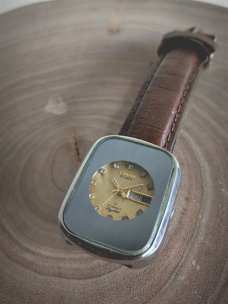 OMAX 自動機芯 古董錶 中性錶 情人節禮物 生日禮物 - 男裝錶/中性錶 - 其他金屬 金色