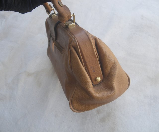 OLD TIME Early second hand old bags handmade genuine leather