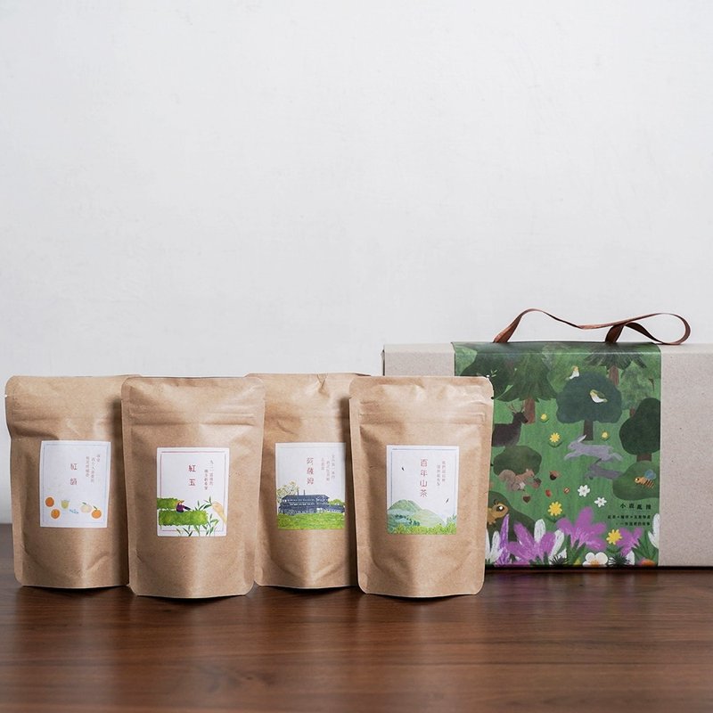 【在地品飲端午禮盒】四大紅茶禮盒│茶說旅行/台灣茶/日月潭紅茶 - 茶葉/茶包/水果茶 - 新鮮食材 綠色