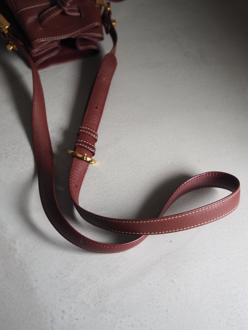 カルティエ 巾着ショルダーバッグ ビンテージ マストライン CARTIER カルティエ マストライン 巾着 ショルダーバッグ