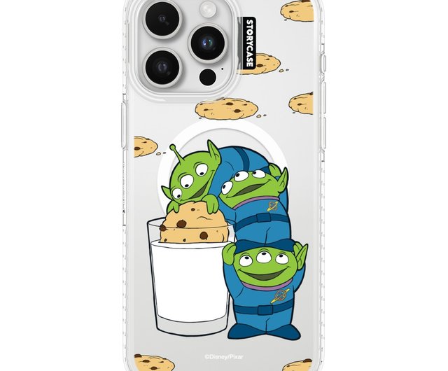 ディズニー 三つ目とクッキーとミルク iPhone ケース Magsafe 透明