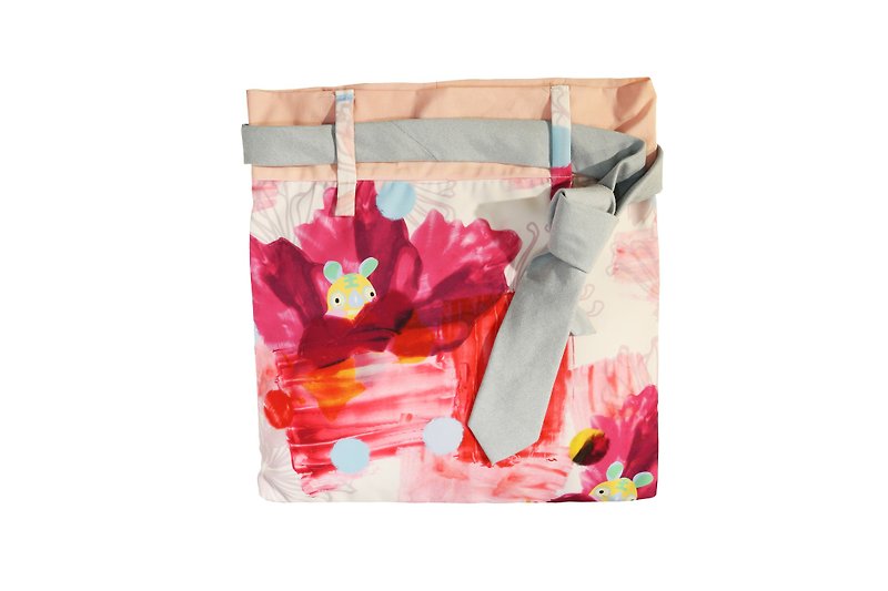 Hong Kong designer brand BLIND by JW tiger printed handbag - Messenger Bags & Sling Bags - Cotton & Hemp 