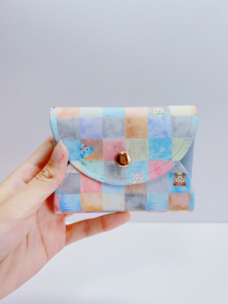 Small cookie card holder - กระเป๋าใส่เหรียญ - ผ้าฝ้าย/ผ้าลินิน 