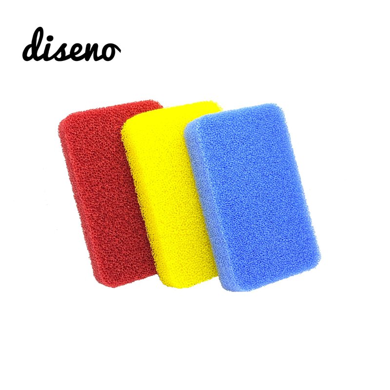 diseno 矽膠海綿(3件套裝) - 碗盤清潔/洗碗精 - 矽膠 多色