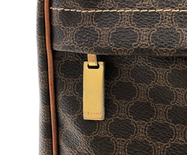 日本直送 名牌中古包 】CELINE オールド セリーヌ マカダム PVC
