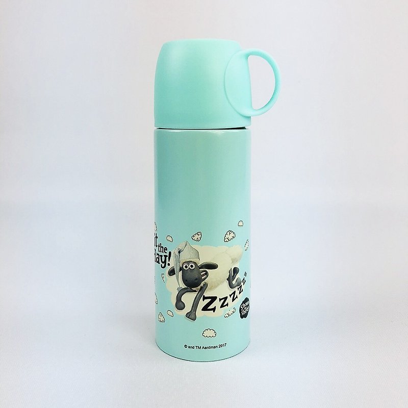 Shaun The Sheep License - Macaron Pastel Cup Thermos (Green) - Other - Other Metals Green