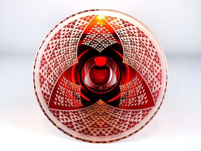 KIRI [Rokuurokomon-scarlet] - Teapots & Teacups - Glass Red