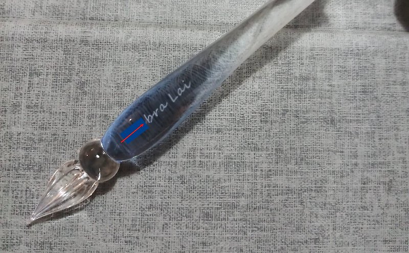 【カスタマイズギフト】ユニークなガラスペン文昌筆ガラスペン（この商品は彫刻専用です） - つけペン - ステンドグラス 