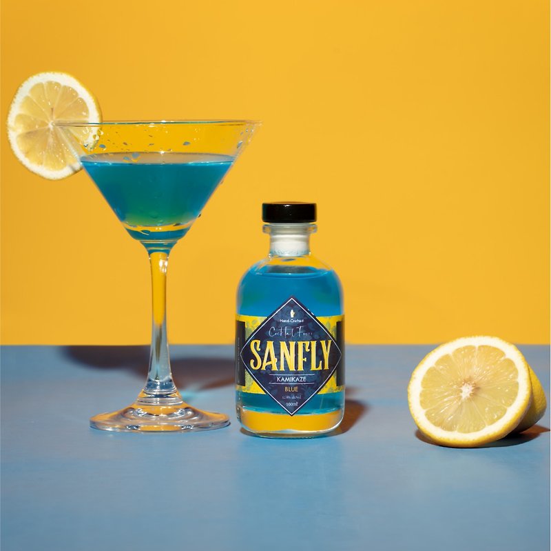 BLUE KAMIKAZE | Kamikaze | 12.6 alcohol | 110 mL - แอลกอฮอล์ - แก้ว สีน้ำเงิน