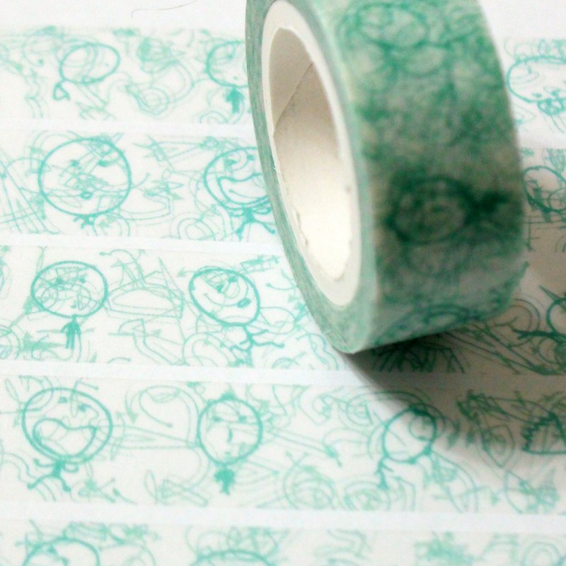 Sample Washi Tape Blue Monday - มาสกิ้งเทป - กระดาษ 