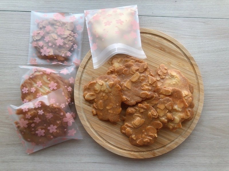 Handmade Cookies Almond Wafers Cookies Almond Tiles - คุกกี้ - วัสดุอื่นๆ 