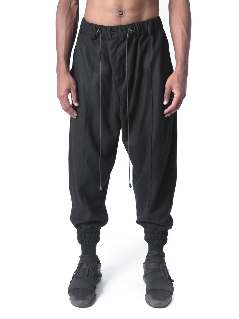 Kane - Men's Pants - Wool Black