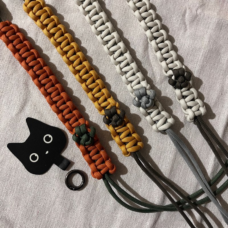 Unwoven | 2-Way Adjustable Minimalist Lanyard - Paw Print Edition | Paracord Woven Lanyard - Lanyards & Straps - Polyester Multicolor