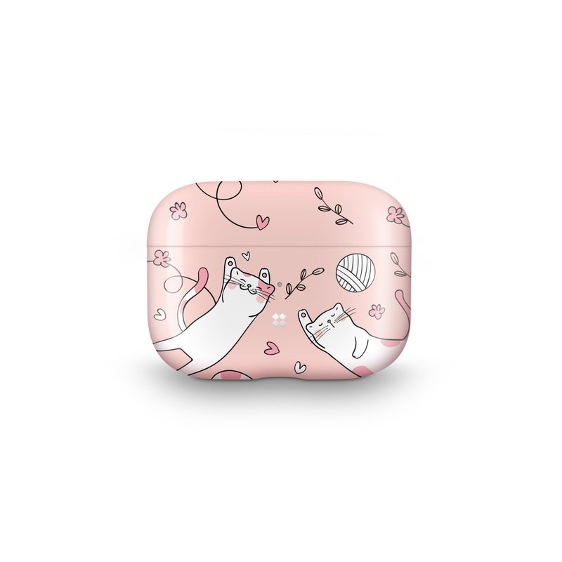 AIRPODS PRO PRISMART CASE: PINK CAT - AirPods/耳機保護套 - 聚酯纖維 粉紅色