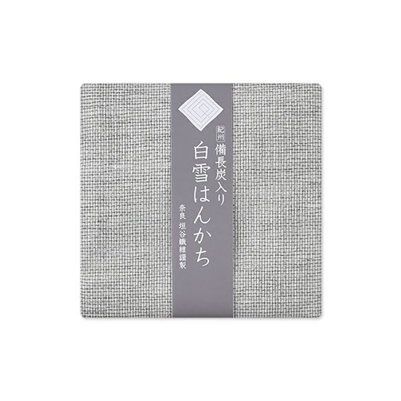 Binchotan handkerchief - Place Mats & Dining Décor - Cotton & Hemp Gray