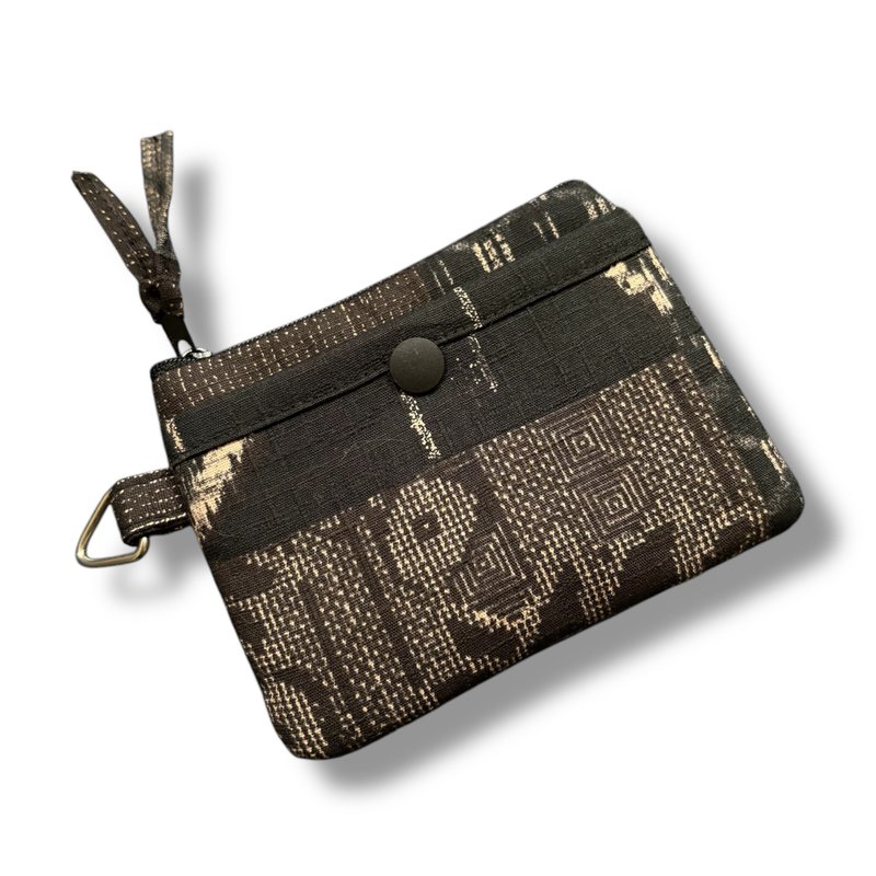 Coins Bag - 零錢包/小錢包 - 棉．麻 藍色