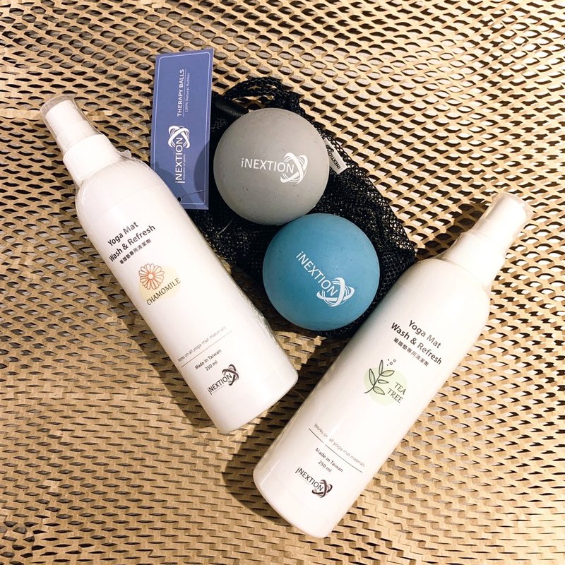 [INEXTION] Pinkoi exclusive blessing bag set (2 bottles of yoga mat cleaner + 1 set of healing balls) - อุปกรณ์ฟิตเนส - วัสดุอื่นๆ หลากหลายสี