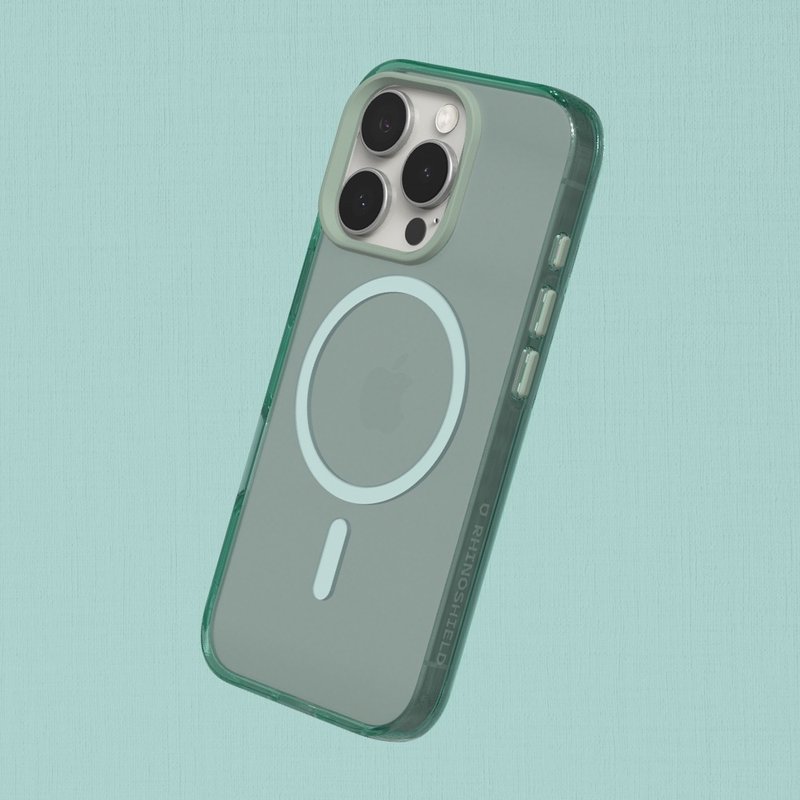 JellyTint(MagSafe兼容)透明防摔手機殼/憂墨綠 iPhone 16系列 - 手機殼/手機套 - 塑膠 綠色