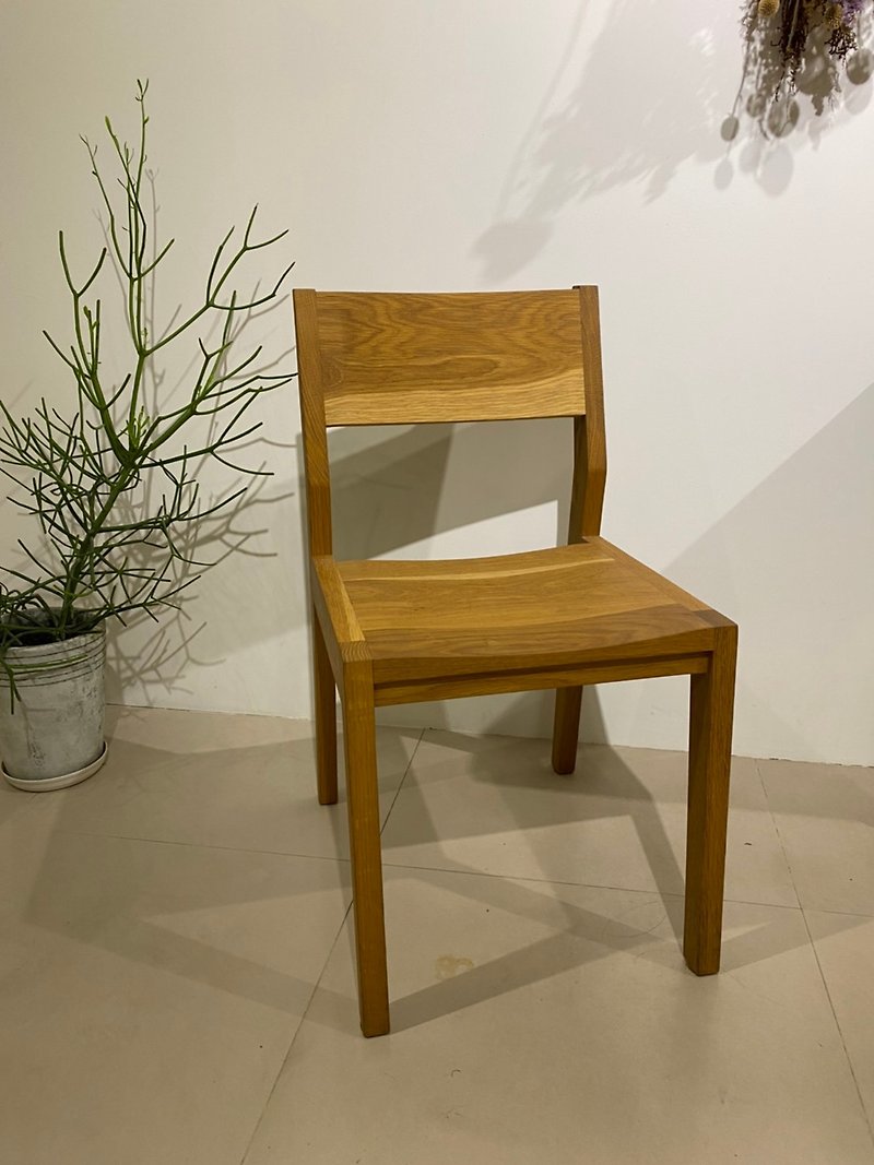 PuShi木製|無垢材ダイニングチェア|ホワイトオーク|ウォールナット - 椅子・ソファー - 木製 