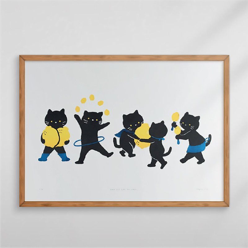 When Life Gives You Lemons, A3 Letterpress Print - 海報/掛畫/掛布 - 紙 