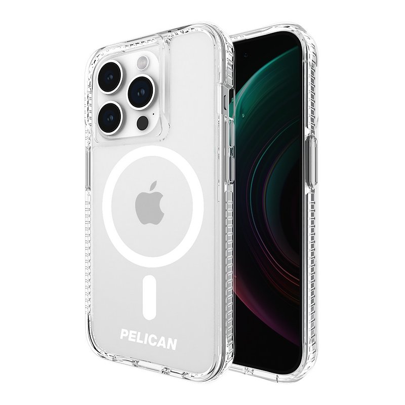 American Pelican iPhone15 series anti-fall antibacterial protective case protector MagSafe - Transparent - เคส/ซองมือถือ - วัสดุอื่นๆ 