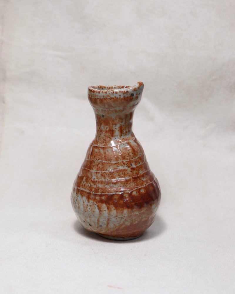 Shino hand pinched vase - Pottery & Ceramics - Pottery 