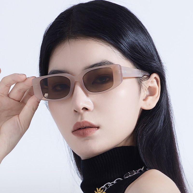 [Free Shipping] Weishang 2024 New Sunglasses Narrow Frame Small Frame Men's and Women's Trendy Fashion Jelly Color Polarized - Glasses & Frames - Other Materials 