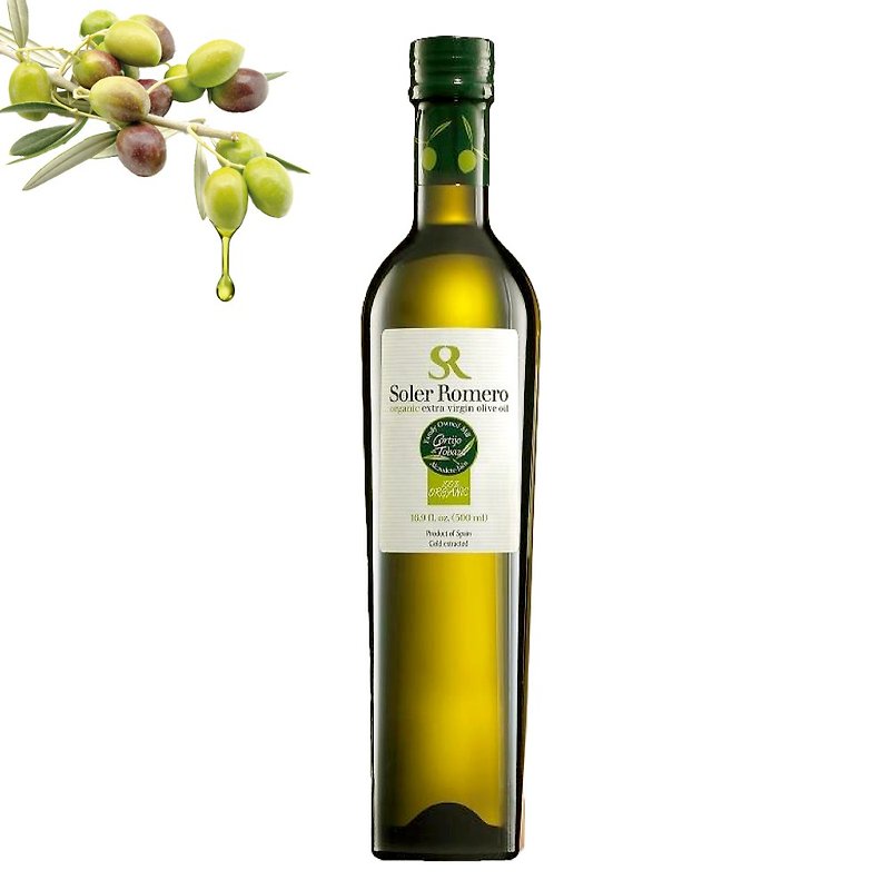 Soler Romero Organic Extra Virgin Olive Oil 500ml - Other - Glass Green