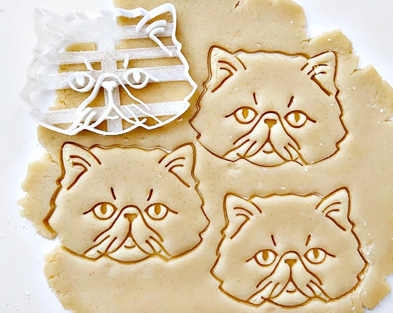 Persian Cat Cookie Cutter - 其他 - 塑膠 