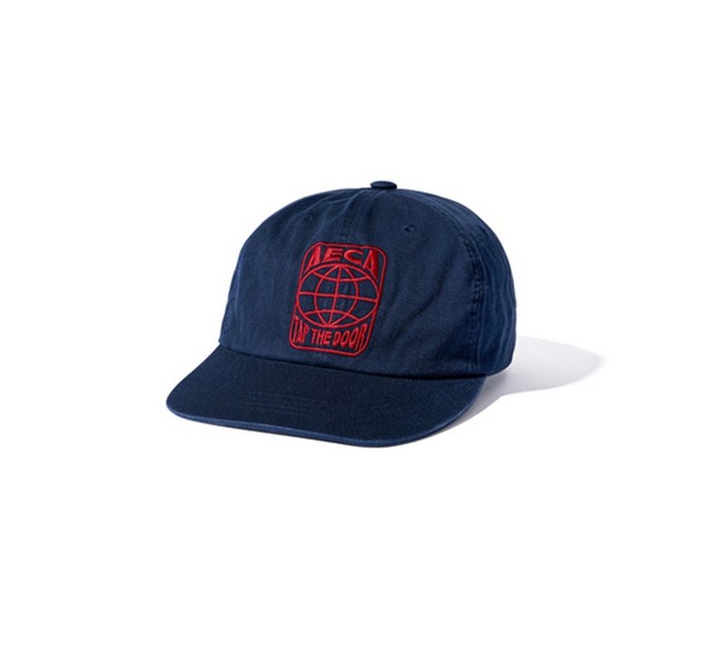 AECA World Wide Flat Brim Cap洗舊平簷帽 - 帽子 - 其他材質 多色