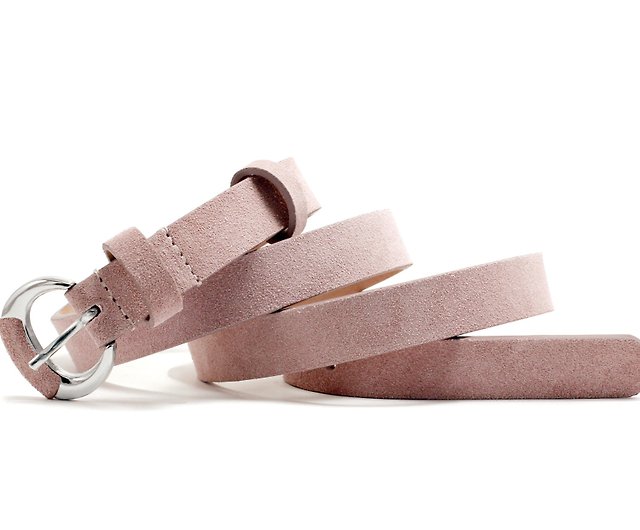 Wide beige belt, womens beige belt, beige waist belt, wide belt, suede belt  - Shop LALEAS Belts - Pinkoi